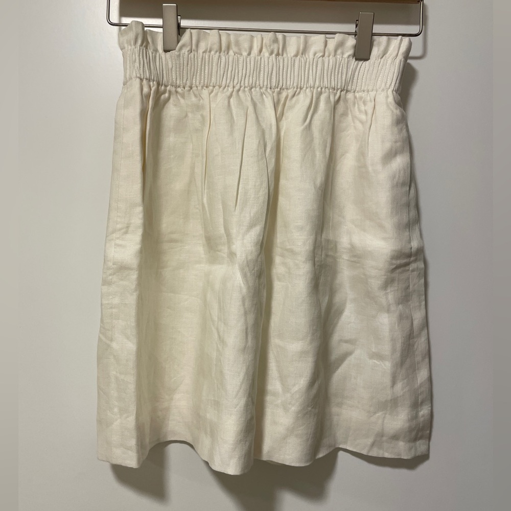 JCrew linen skirt